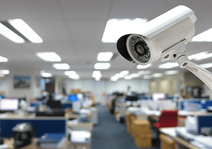 camera surveillance of business